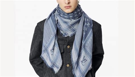 monogram keffiyeh lv|keffiyeh scarf.